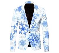 NITRY Men'S Long Sleeved Suit 3D Digital Printing Fashion Casual Transitional Jacket Banquet Festival Retro Trend Blazer AA-02 4XL