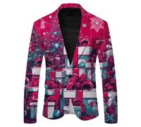 NITRY Men'S Long Sleeved Suit Banquet Festival Retro Trend Blazer 3D Digital Printing Casual Fashion Transitional Jacket AA-04 3XL