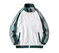 NITRY Men'S Transitional Jacket Regular Fit With Pockets Color Matching Long-Sleeve Jackets Classic Fashion Casual Outdoor-Jacket E-Green 5XL