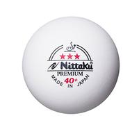 NITTAKU table tennis balls plastic ball premium 3 star white 40+ ITTF, 30 pieces, original and new