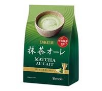 Nittoh Royal Japan Milk Tea Matcha Au Lait - Premium Instant Milk Tea Sticks - Covenient Pre Packed Stick - Versatile Use - Instant Beverage Drinks