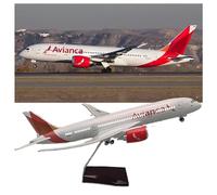 NITTS 18.5” 1:130 Airways Columbia Airlines B787 Aircraft For Model Civil Aviation Airplane Simulation Light Version Static Exhibition For Landing Gear Resin Airliner