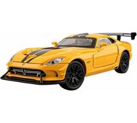 NITTS Scale For Model Car Replica 1:32 Scale 15Cm Long Alloy Diecast Metal Car For Model For Dodge Viper Collectible Commemorative Ornaments Motor Vehicles(Yellow)