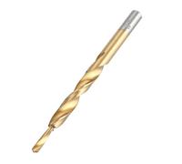 NITVIA 1pc Titanium Coating Twist Step Drill Bits For Manual Pocket Hole Jig Master System 8-4/9-5/10-5/10-6/12-8mm Woodworking Tool (Size : 10-5mm)