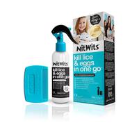 NitWits All-In-One Head Lice Treatment Spray, Kills Nits & Eggs, Includes Lice Spray 120ml & Nit Comb ,120 ml (Pack of 1)