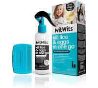 NitWits Pack of 1 All-In-One Head Lice Treatment Spray Kills Nits & Eggs Includes Lice Spray 120ml & Nit Comb 120 ml