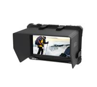 Nitze Cage for Atomos Shinobi II/Shinobi GO Monitor, with Built-in Cold Shoe, NATO Rail and Sunhood