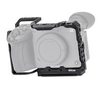 Nitze Camera Cage for FX2 Camera, For XLR Handle, with Built-in NATO Rail, Cold Shoe and Quick Release Plate for Arca-Swiss