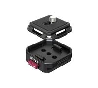 Nitze Camera Quick Release Mount, Quick Release Plate and Clamp for Arca with 1/4” Screw, QR Tripod Mount Adapter for DSRL Camera/Tripod/Monopod/Gimbal/Slider - N51-A1