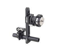 Nitze EVF Mount Kit with QR NATO Clamp NATO Rail Rod Clamp 15mm Rod and ARRI Rosette - EVF-K03