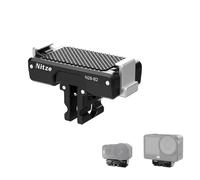Nitze Magnetic Quick Release Adapter Mount for DJI Osmo Action 6 / Osmo Nano, with 1/4" Threaded Hole & Foldable 2-Prong Mount for for Tripod, Selfie Stick and Action Camera Accessories - N28-B2