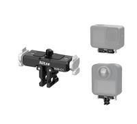 Nitze Magnetic Quick Release Mount for GoPro HERO13 / MAX2 / LIT HERO/MISSION 1 PRO, Magnetic Latch Mount with 1/4" Threaded Hole and Folding Fingers for Selfie Stick and Other Accessories - N29-C1