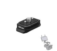 Nitze NATO Rail 38mm with 1/4" Locating Pins and Built-in Quick Release Plate for Arca-Swiss - N49-A4