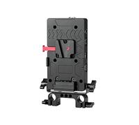 Nitze V Mount Battery Plate with 15mm Rod Clamp, USB-A/USB-C/D-Tap/DC Output Ports and Power Switch Power Supply - N21-E