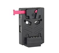 Nitze V Mount Battery Plate with 8V/3A DC,14.8V/3A D-tap,PD 3.0 USB-C Output Ports compatible with Sony Camcorder,Red Komodo,Canon C70,BMPCC 6K Pro,Z Cam E2 Flagship