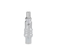 NIU Pro &Trio III Dry Herb/Wax/Thick Oil Heating Chamber Cartridges & Glass Bubbler for Aisvape NIU Pro/Trio III Lite Herbal Concentrate 3-in-1 Vaporizer Kit -No Nicotine (Glass Bubbler)
