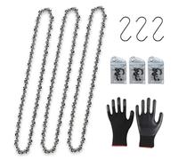NIUBGONER 18 inch Chainsaw Chain,.325" Pitch, 063" Gauge, 68 Drive Links,Replacement For Stihl MS251 MS250 MS241 MS230 and more,26RS68,For Oregon 22BPX068G,V68,L68,22MLPX68,(3 Chains)