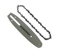 NIUBGONER 8 inch Chainsaw Guide Bar & Chain Combo,Pole Saw Replacement for Trimmer Plus PS720,for Harbor Freight Portland 62896 63190 68862,for Bauer 64996,for Sun Joe SWJ800E,SWJ802E（2 Pack）