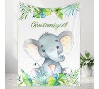 NIUBI Personalized Baby Blanket, Baby Blanket with Name, Baby Personalised Gifts,30X40inch