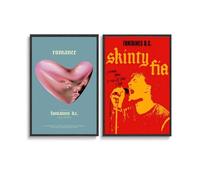 niubikela 2 PCS Fontaines Poster Dc Romance Music Album Cover Wall Art Canvas Room Decorative Aesthetic Print Decor Posters 12x18inch(30x45cm) Style
