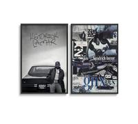 niubikela 2 PCS Kendrick Poster Lamar GNX Music Album Cover Poster Wall Art Canvas Room Decorative Aesthetic Print Decor Posters 12x18inch(30x45cm) Style