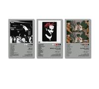 niubikela 3 PCS Playboi Carti Poster Music Album Cover Wall Art Canvas Room Decorative Aesthetic Poster Print Decor 08x12inch(20x30cm)-3pcs Style