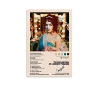 niubikela Chappell Roan Singer Poster The Rise And Fall Ofa Midwest Princess Poster Cover Album Nostalgic Poster Wall Art Decorative Painting Bedroom Painting Posters 12x18inch(30x45cm) Unframe-style