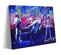 niubikela Imagine Dragons Poster Rock Band Music Psychedelic Retro Cover Poster Wall Art Decorative Painting Bedroom Painting Posters 16x24inch(40x60cm) Frame-style