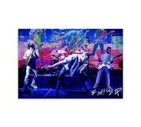 niubikela Imagine Dragons Poster Rock Band Music Psychedelic Retro Cover Poster Wall Art Decorative Painting Bedroom Painting Posters 12x18inch(30x45cm) Unframe-style