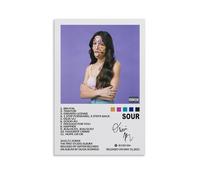 niubikela Olivia Poster Rodrigo Sour Music Album Cover Poster Wall Art Decorative Painting Bedroom Painting Posters 12x18inch(30x45cm) Unframe-style