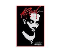 niubikela Playboi Carti Poster Whole Lotta Red Album Cover Wall Art Decorative Painting Bedroom Painting Posters 12x18inch(30x45cm) Unframe-style