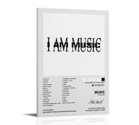 niubikela Playboi Poster Carti I AM MUSIC Album Cover Poster Wall Art Decorative Painting Bedroom Painting Posters 12x18inch(30x45cm) Frame-style