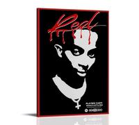 niubikela Playboi Poster Carti Rapper Whole Lotta Red Music Album Cover Poster Wall Art Decorative Painting Bedroom Painting Posters 08x12inch(20x30cm) Frame-style