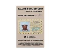 niubikela Tyler Poster The Creator Call Me If You Get Los Album Cover Poster Wall Art Decorative Painting Bedroom Painting Posters 12x18inch(30x45cm) Unframe-style