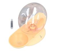 NIUDEYROE Automatic Cat Water Dispenser 2.8L, Gravity Pet Waterer for Cats and Dogs, Snail Shape Design with Detachable Filter System, Durable Plastic Large Capacity Water Bowl for Indoor Ou (Pink)