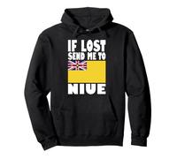 Niue Flag Design | If lost send me to Niue Pullover Hoodie