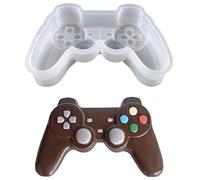 Niuhong Gamepad Silicone Mold, Transparent, Food Preparation, 19x12x4 cm, 120g, Dishwasher Safe, Fragile Chocolate, Gummy Bears, Cake Baking, Crystal Epoxy Casting