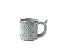 NIUHUAHUI Ceramic Coffee Mug Solid-Pattern Coffee Cup Ceramic Fish-Pattern Ideal for Office and Home Use Coffee Cups