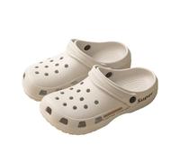 NIUHUAHUI Slippers, Men's & Women's EVA Beach Slippers - Lightweight Summer Cave Shoes for House Slides Shower Sandals(Khaki,6.5 UK)