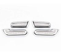 NIUHURU Car Interior Bling Accessories for Mercedes Benz A220 B200 CLA GLA GLB 2020 2020 Seat Adjustment Buttons Rhinestone Decals (Silver, F Style 4pcs/Set)