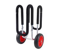 NiuLifeya Aluminum Surfboard Trolley Cart Standup Paddle Board Paddle Board Surfboard Cart Surfboard,Pu Wheels, With Seat Belt With Anti-Slip Patterns,For Moving Surfboards, Wooden Boards