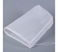 NiuLumea 100-300 Mesh Aquarium Filter Bag with Drawstring, Nylon Mesh Filter Bag for Fish for Tank, Reusable for Straining Juices, 30 x 45 cm