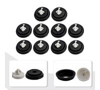 NiuLumea 10pcs Replacement Diaphragm Siamp Cistern Fill Valve, 27x15mm for Black Washer Ball Valve and Inlet Systems