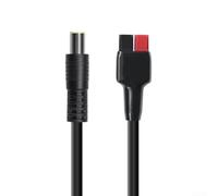 NiuLumea 16AWG Copper Solar Charging Cable 1m 30A 2-Pack | 2-pack value, 1m length, 16AWG thick copper, 30A high current, DC 8mm male tip, solar ready