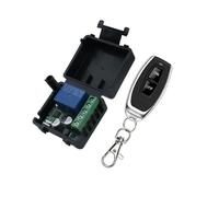 NiuLumea 1CH Wireless Remote Control Switch, 433MHz RF Transmitter and Receiver Kit, DC 5-24V 10A, 50-100m for Range, Learning Code Security, LED Lights, Home, Office and Car Modifications