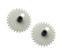 NiuLumea 2 Pack Oil Pump Worm Gear MS380 MS381 038 038AV for Chainsaw, for Replacement Part 1119-640-7100, Plastic Turbine Wheel Enhanced Lubrication