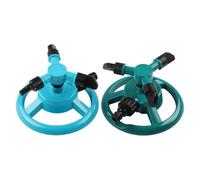 NiuLumea 2-Piece Automatic Garden Sprinkler Head Lawn & Vegetable Gardens Adjustable Spray Patterns, Rust-Resistant ABS+for PP Construction, Water-Saving Design