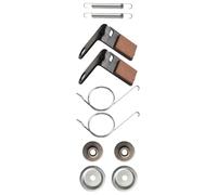 NiuLumea 2 Sets GY21943B Brake Pad Kit with Retainer Spring Deck Bushing Mower 100 105 110 115 120 125 130 Metal Parts
