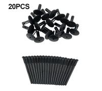 NiuLumea 20 Sets Plastic Rivet Fasteners Bumper Mudguard Trim Clips for for X1 E84 X3 F25 E70 E71 E72 7 Series F01N F02N