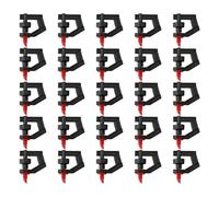 NiuLumea 25 Pack Garden Irrigation Rotor Spray Nozzle for Watering Sprinkler System, Rotation, 10-13 ft Spray Diameter, Home Garden and Greenhouse Use